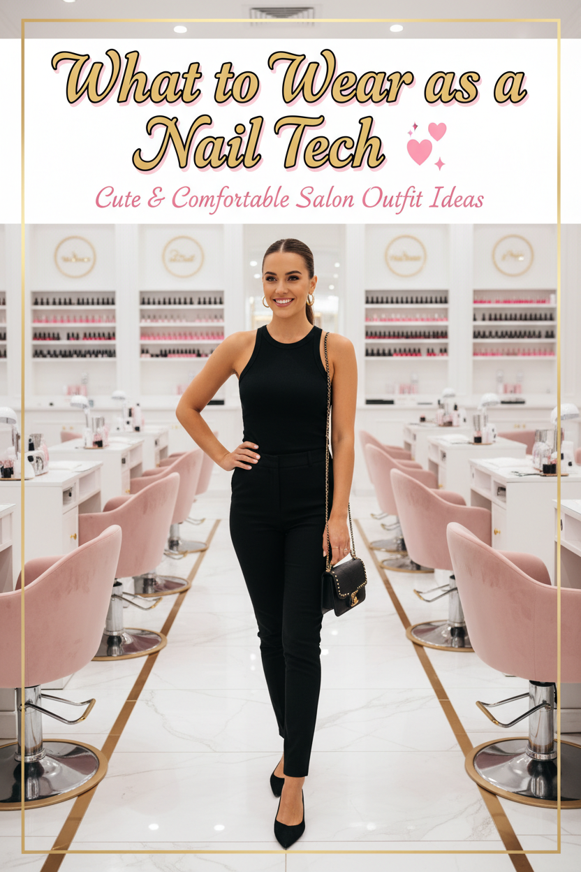 Nail tech outfit ideas — cute and comfortable salon wear
