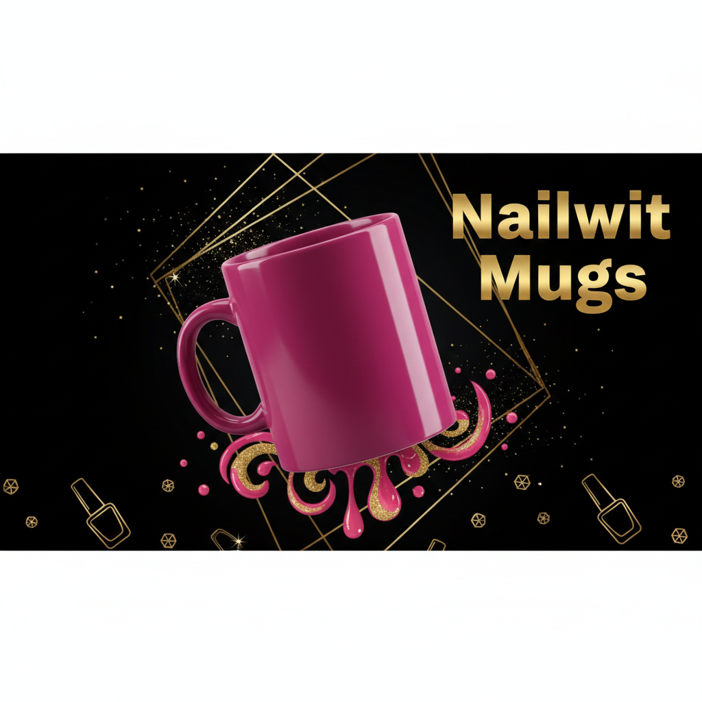 Nailwit Mugs Collection - funny nail tech coffee mugs - Nailwit