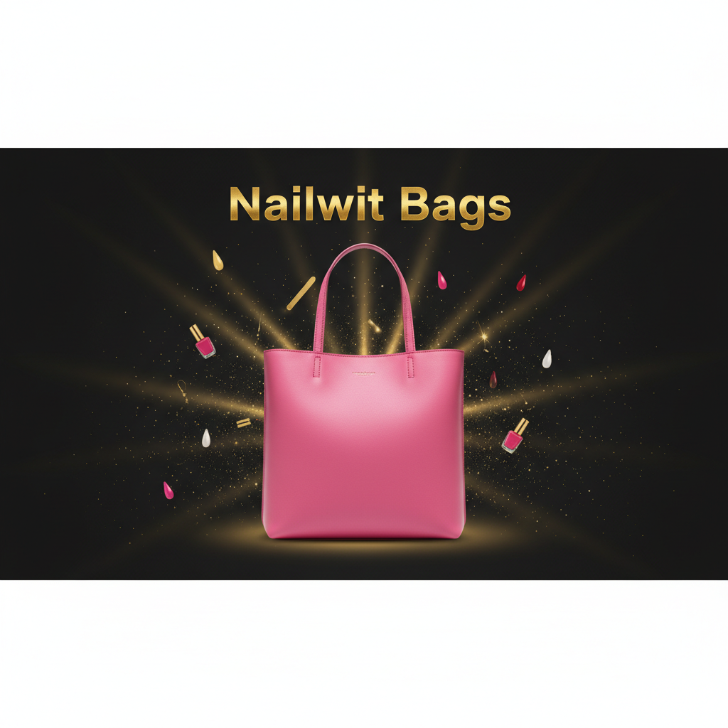 Nailwit Bags Collection - funny nail tech tote bags - Nailwit
