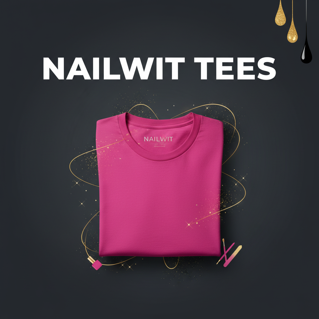 Nailwit Tees Collection - funny nail tech t-shirts - Nailwit