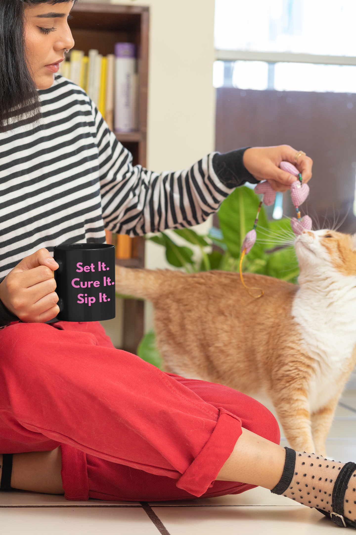 Set It. Cure It. Sip It. – Funny Nail Tech Coffee Mug | Nail Wit