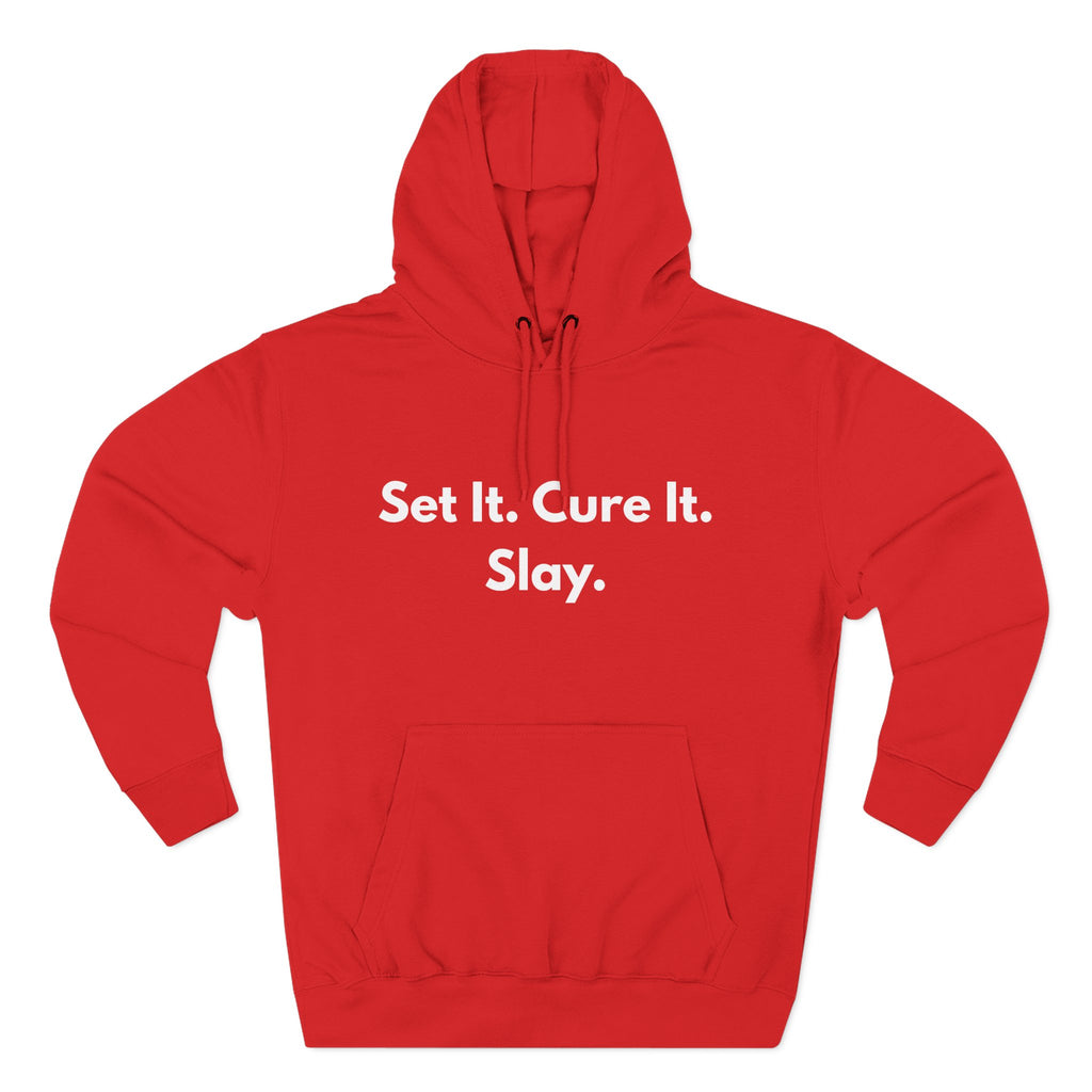 Set It Cure It Slay funny hoodie for beauty pros - Nail Wit