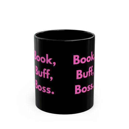 Book, Buff, Boss. – Funny Nail Tech Coffee Mug | Nail Wit