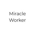 Funny Nail Tech Sticker – Miracle Worker Vinyl Decal for Nail Technicians