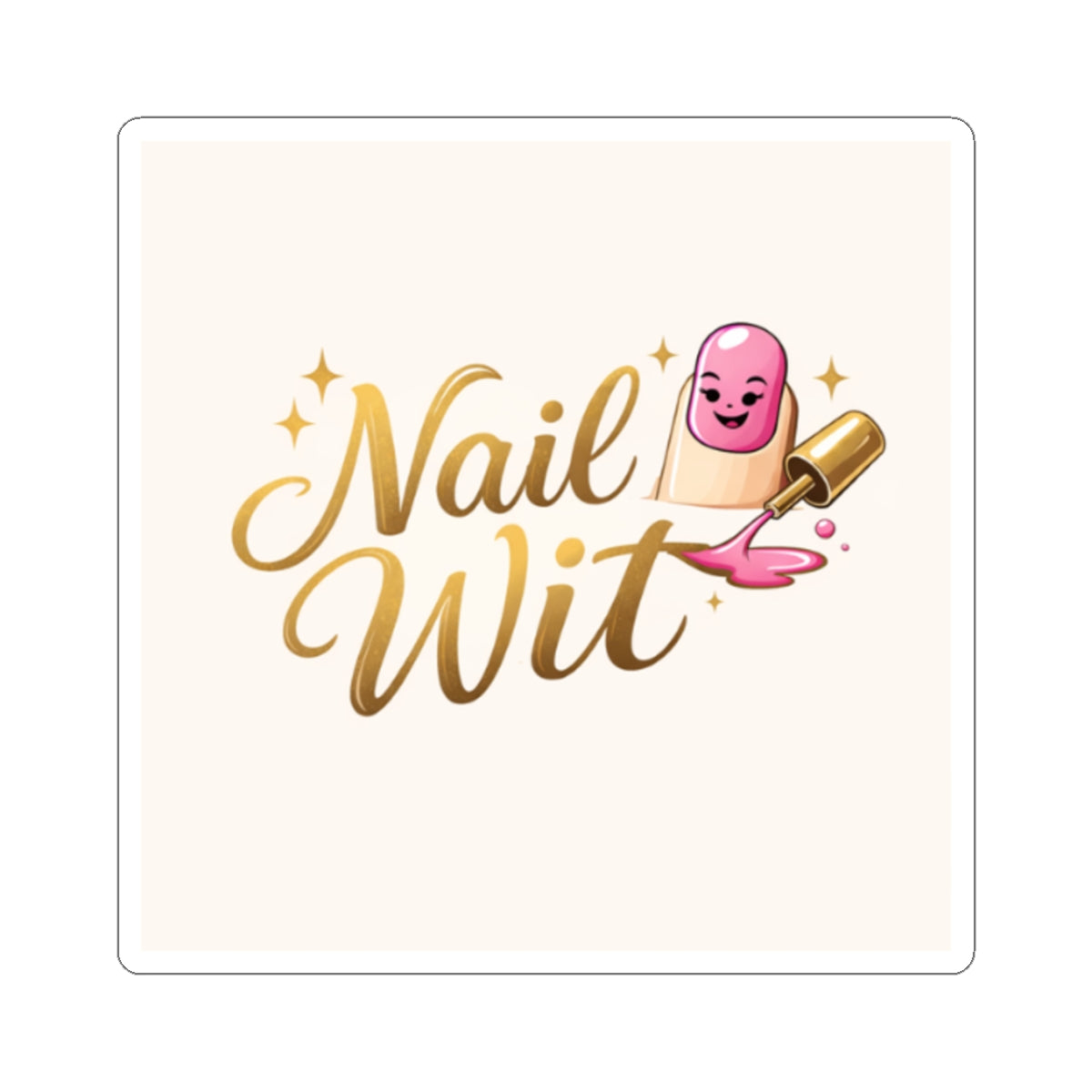 Nail Wit Logo Sticker