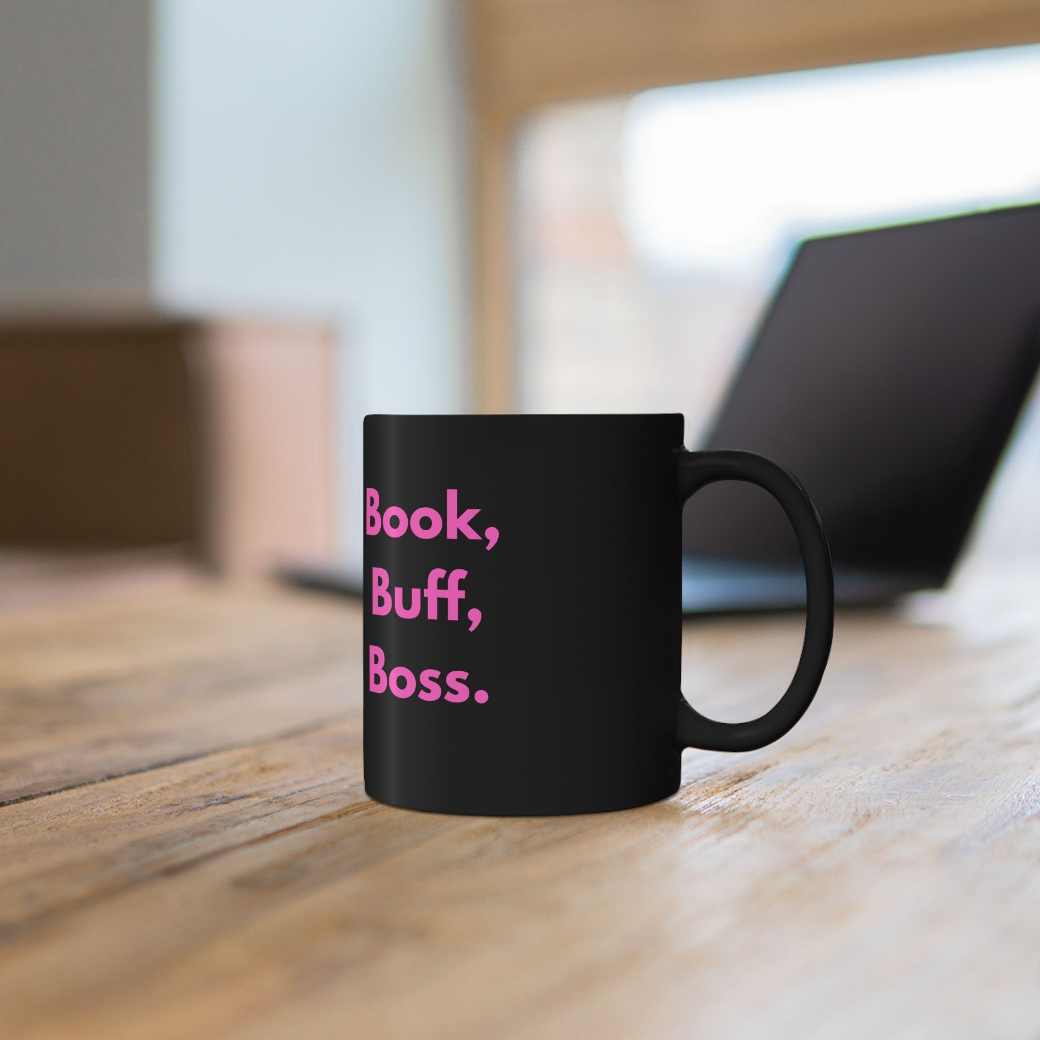 Book, Buff, Boss. – Funny Nail Tech Coffee Mug | Nail Wit