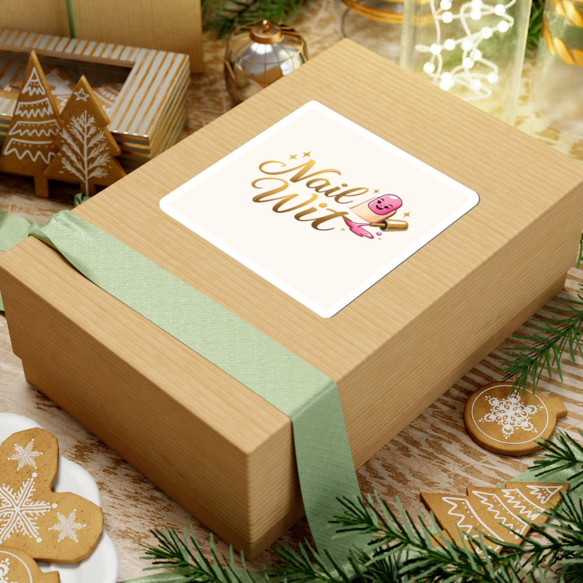 Nail Wit Logo Sticker