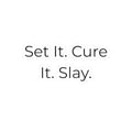 Funny Nail Tech Sticker – Set It. Cure It. Slay. Vinyl Decal for Nail Technicians