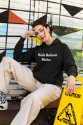 Nails Before Males funny nail tech pullover hoodie - Nail Wit