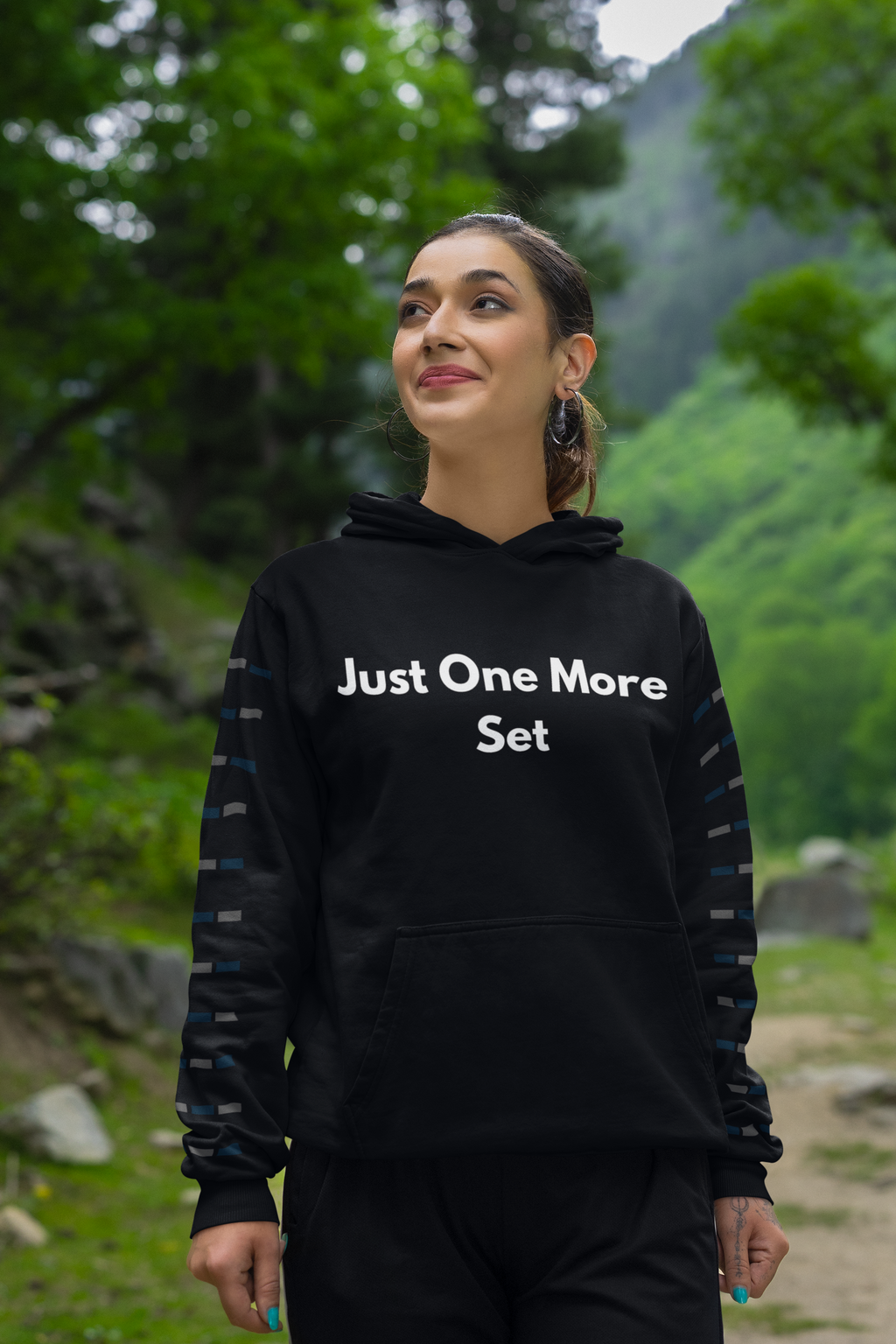 Just One More Set – Funny Nail Tech Hoodie | Nail Technician Gift