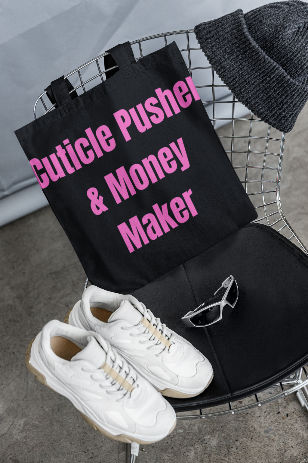Cuticle Pusher & Money Maker Nail Tech Tote Bag – Funny Nail Technician Gift