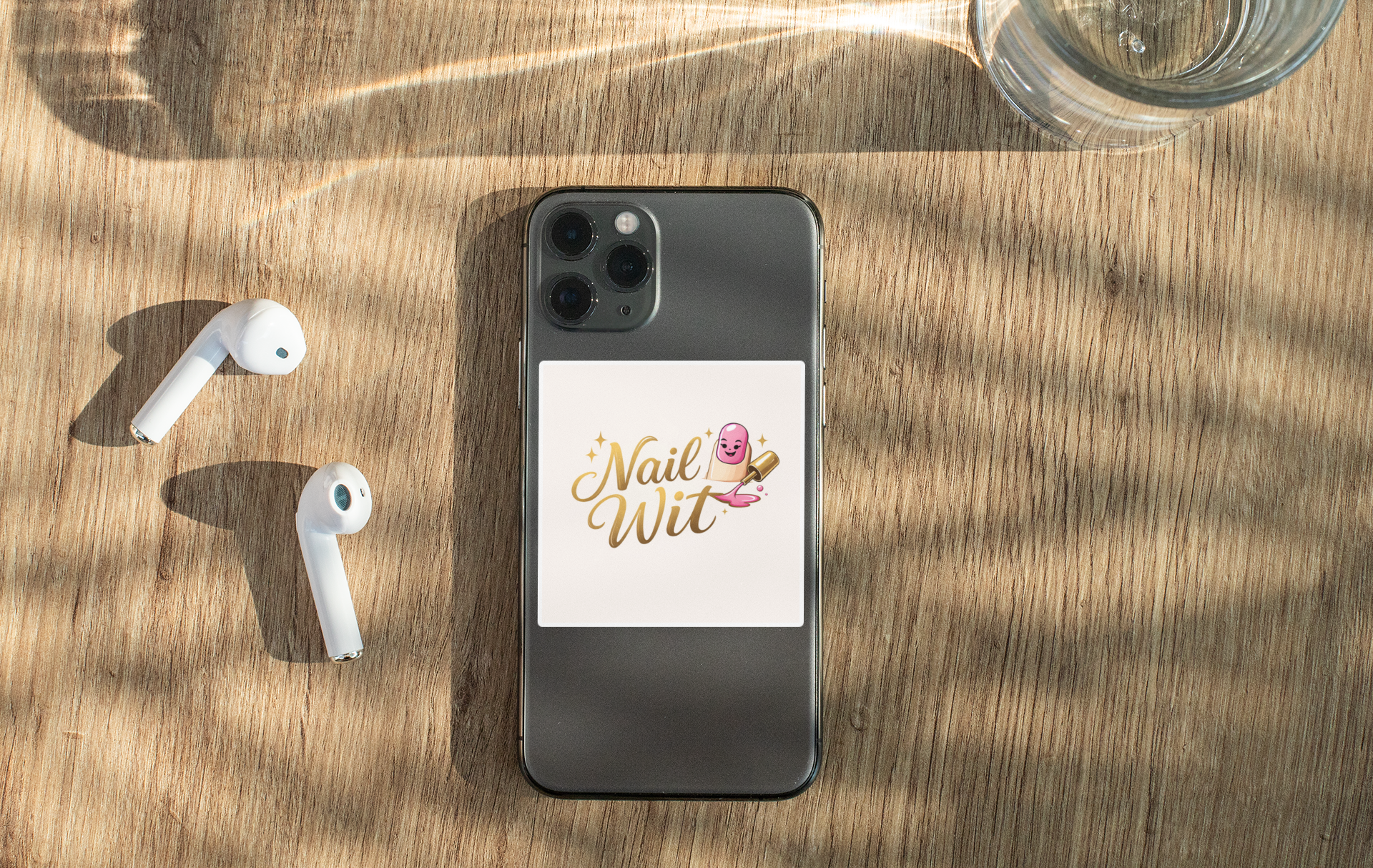 Nail Wit Logo Sticker